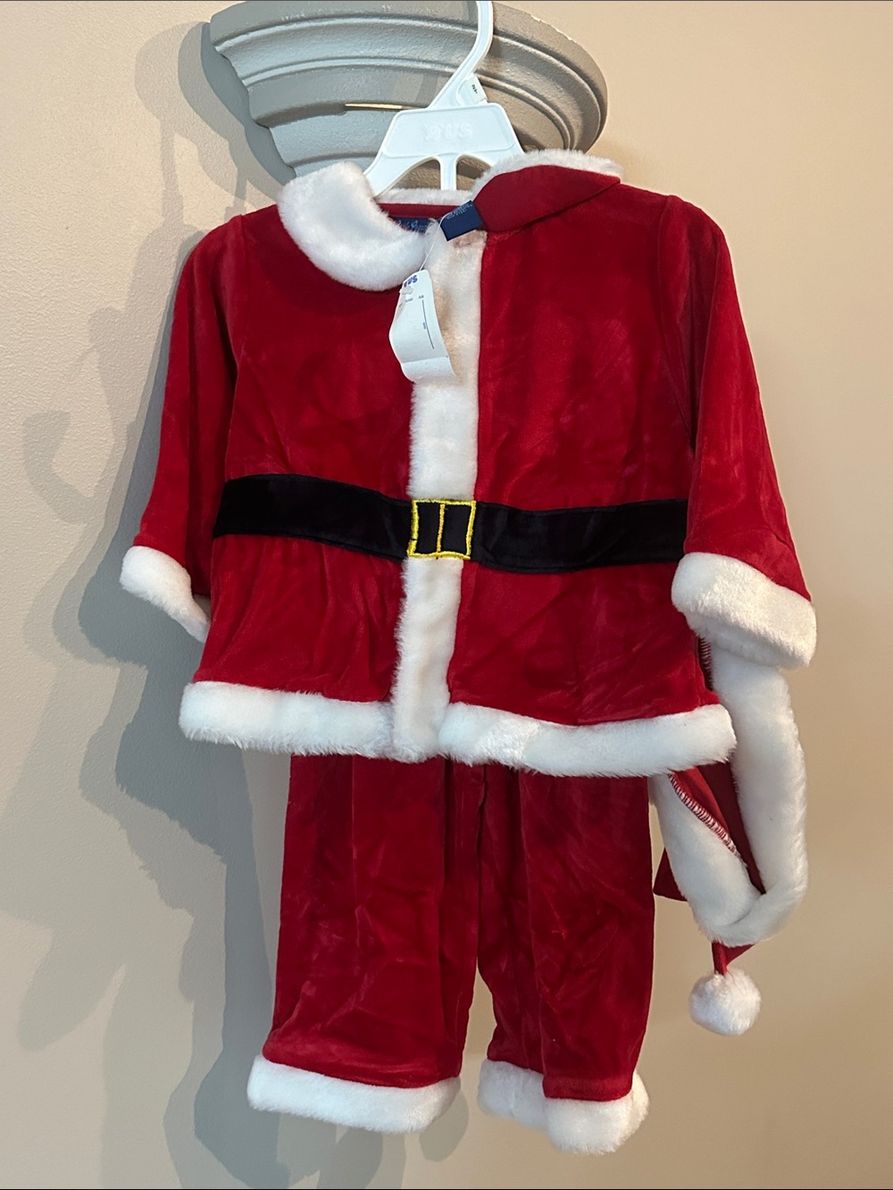 NWT Kids Santa Costume Set in Red and White - Festive Holiday Outfit